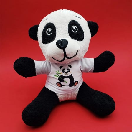 11 X 16 Cm 25 Cm Oyuncak Tişörtlü Panda