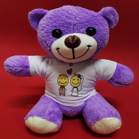 23 Cm Atkılı Peluş Ayıcık Karışık Renkli