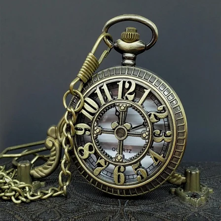 4.5 Cm Metal Köstekli Saat Sayılı Tasarım