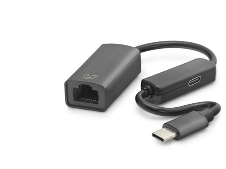 Adaptör Type C Usb 2.0 Ethernet 10/100 Mbps Pd Güç Destekli Siyah L118