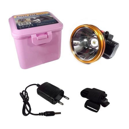 Kafa Lambası Silver Toss L 30 Watt Tek Led'Li Şarjlı
