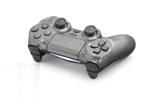 3.5 Mm Kablosuz Gamepad Ps4 Uyumlu Siyah Beyaz Nd400X
