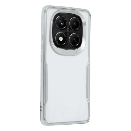 Tcx Xiaomi Redmi Note 14 Pro 5G Kılıf Boyi Silikon Kapak - Gümüş