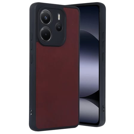 Tcx Xiaomi Redmi Note 14 4G Kılıf Aras Deri Kapak - Bordo