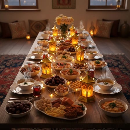 Tcx Ramazan Temali Altigen Kubbe Led Lamba