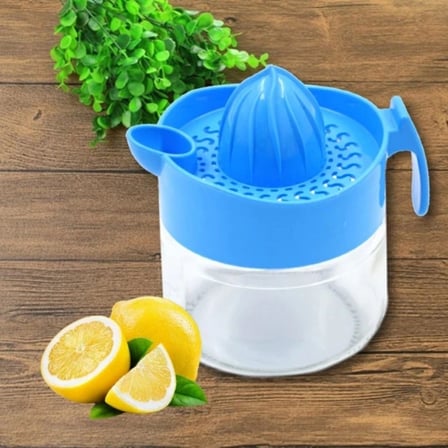 Ergonomik 300 Ml Cam Hazneli Pratik Narenciye Sıkacağı
