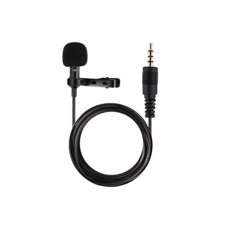 Tcx 3.5Mm Jak 1.5 Metre Double Mikrofon - Siyah