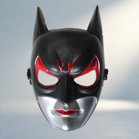 Siyah Renk Batman Maskesi Yetişkin Ve Çocuklar İçin