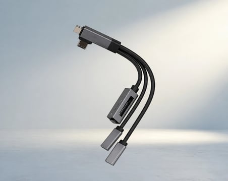 Kompakt Type-C Hub Kart Okuyucu Ile Veri Aktarımı