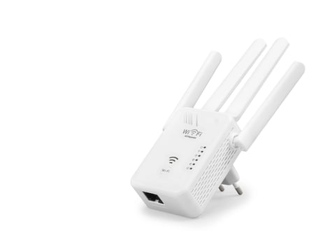 Kablosuz Ağ Genişletici 300 Mbps 4 Anten Beyaz