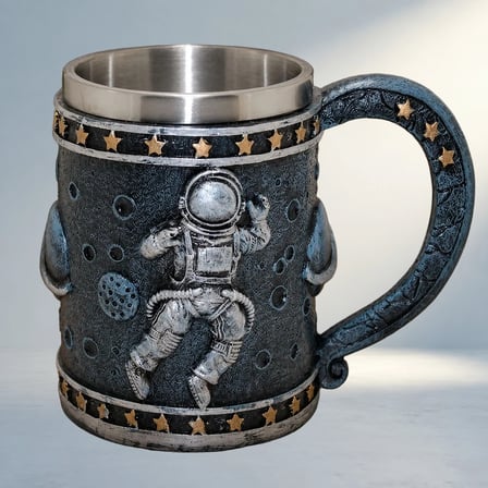 Dikkat Çekici Astronot Tasarımlı Kupa Bardak