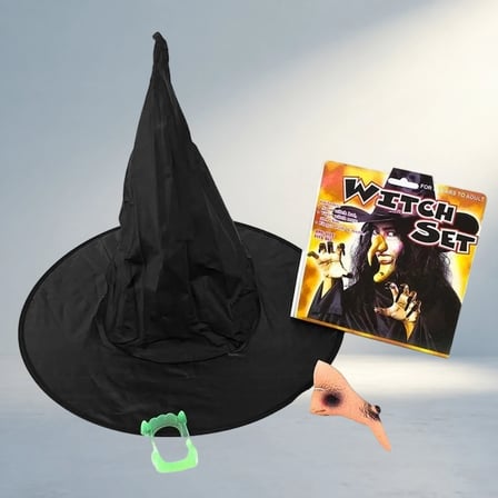 Etkileyici Cadı Seti Halloween Eğlencesi İçin