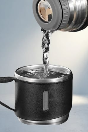 Şık Termos Seti 3 Bardaklı 500 Ml Vakumlu Tasarım