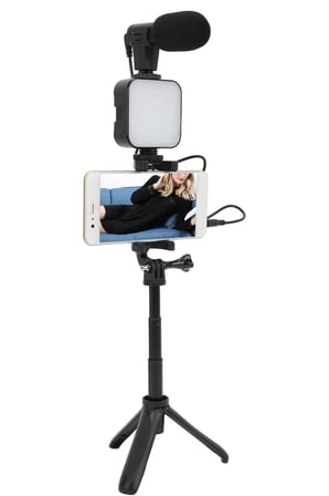 Kompakt Video Yapım Kiti Mini Tripod Ve Led Işık Ile