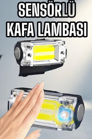Suya Dayanıklı Şarjlı Kafa Feneri 3W Led
