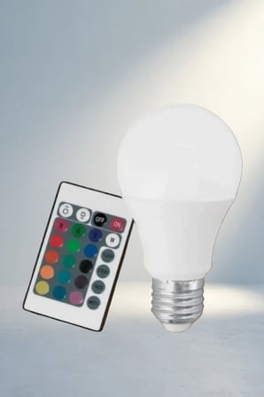 Renk Değiştirebilen Rgb Led Ampul 100 Watt Enerji Tasarruflu