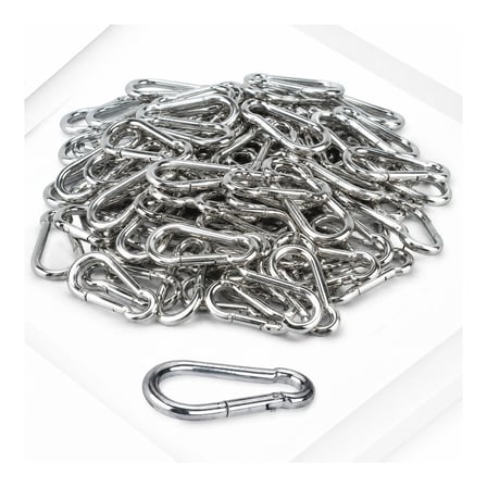 5 Mm Yaylı Bağlantı Karabinası 50'Li Paket