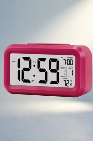 Dijital Ofis Saati Alarmlı 4,3X15,1 Cm Termometre