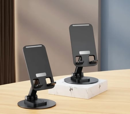 360 Derece Döner Tabanlı Ayarlanabilir Telefon Tablet Masaüstü Standı