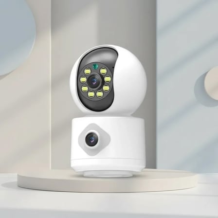 Çift Lensli İç Mekan Wi-Fi Güvenlik Kamerası 2Mp+2Mp