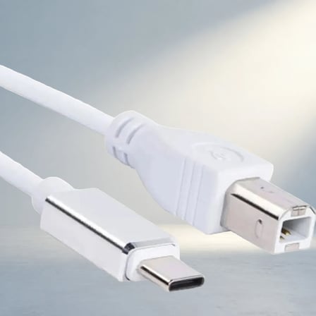 Kompakt Type-C Yazıcı Kablosu Hızlı Veri Aktarımı