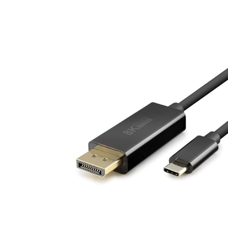 Yüksek Yenileme Hızına Sahip Type-C To Displayport Kablo 1.8M