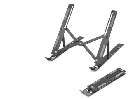 Metal Laptop Ve Tablet Standı Katlanabilir Siyah