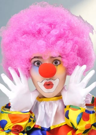Eğlenceli Kıvırcık Afro Peruk Ve Parti Burun Seti