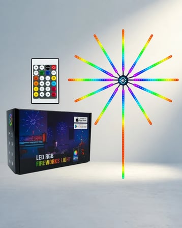 Modern Tasarımlı Rgb Led Duvar 1 Adet