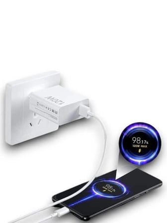 Hızlı Şarj Aleti 120W Type-C Uyumlu Seyahat İçin