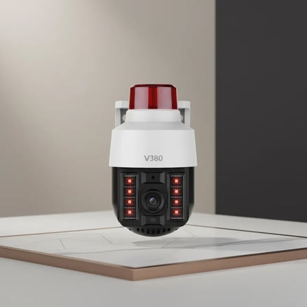 3Mp Hd Görüntülü Alarm Destekli Dış Alan Kamera Ip66 Su Geçirmez Güvenlik Sistemi