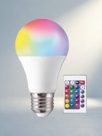 Enerji Tasarruflu Rgb Led Lamba 15 Watt