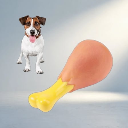 Eğlenceli Sesli Tavuk Budu Oyuncağı Köpekler İçin Sevimli Model