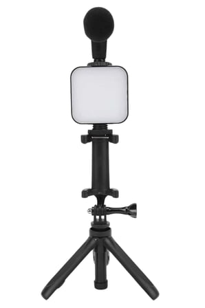 Mikrofonlu Mini Tripod Video Çekimi Için 1 Adet