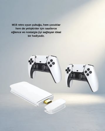 Kablosuz Oyun Konsolu 2 Adet Kollu Hdmi Uyumlu M15