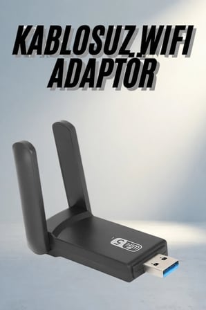 Çift Bantlı Wifi Adaptörü 2'Si 1 Arada Usb 3.0
