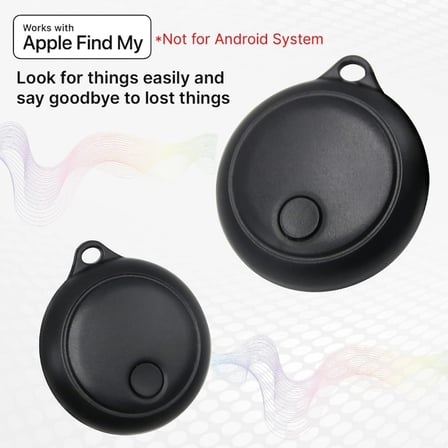 Apple Bul Uyumlu Akıllı Takip Etiketi Itag Bluetooth Eşya Bulucu Siyah