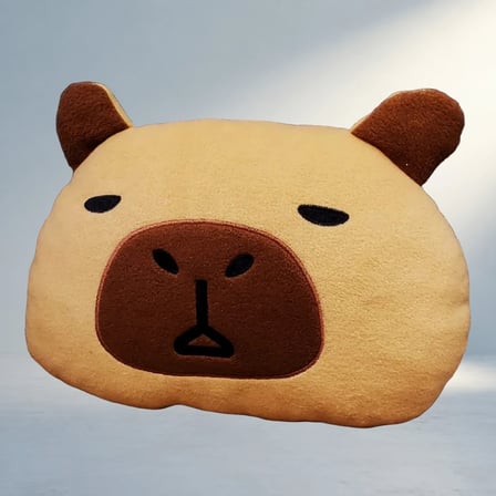 Şık Capybara Yastık Peluş Dekoratif Tasarım