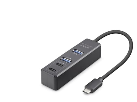 Kompakt 4 Port Type-C Hub 10 Gbps Usb 3.2 Gen2