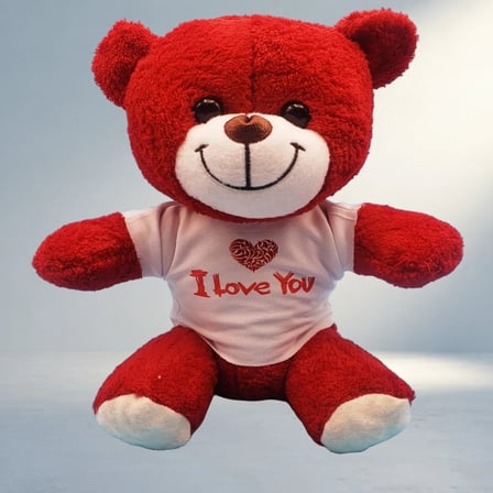Peluş I Love You Tişörtlü Hediye Seçeneği