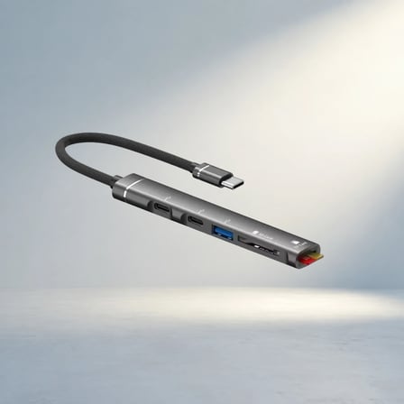 Fonksiyonel Type-C Hub Kart Okuyucu Ile Hızlı Bağlantı