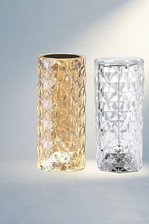 Şık Kristal Gece Lambası Dokunmatik Rgb 1 Adet