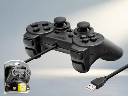Ergonomik Kablolu Oyun Kolu Pc Uyumlu Siyah Model