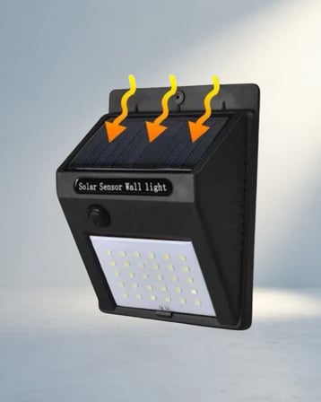 Estetik Güneş Enerjili Duvar Lambası 8 Saat Çalışma Süresi