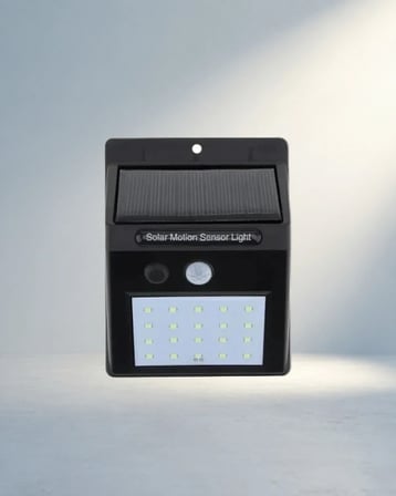 Hareket Sensörlü 20 Led Solar Duvar Lambası Su Geçirmez