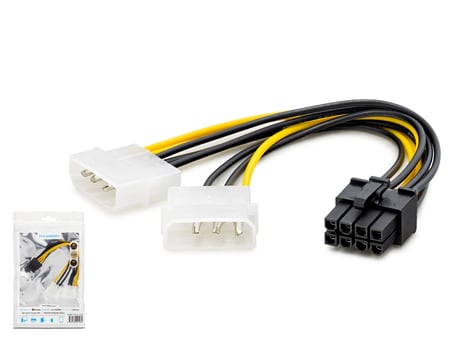 Molex Dönüştürücü Ekran Kartı Güç Kablosu 8 Pin