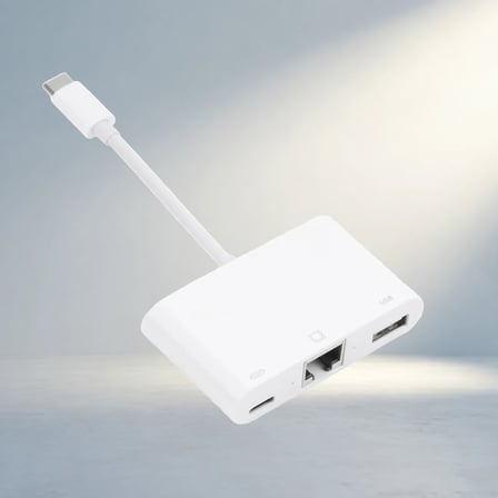 Kompakt Type-C Ethernet Adaptör Ile Hızlı İnternet Bağlantısı