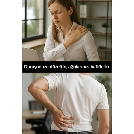 Ayarlanabilir Postür Destek Korsesi Kadın Ve Erkek Kullanımına Uygun