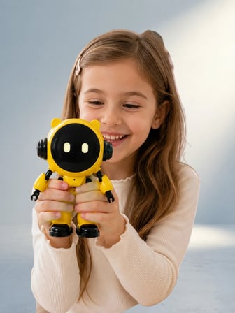 Eğitici Yapay Zeka Robotu 1 Adet Çocuklar İçin Oyun Arkadaşı