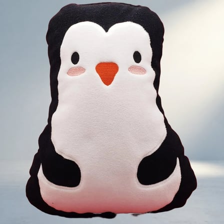 Şık Penguen Yastık Dekoratif Tasarım